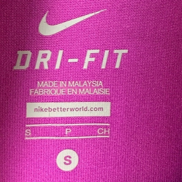 Nike Dri-Fit Pink Half Zip Running Top - Picture 3 of 7